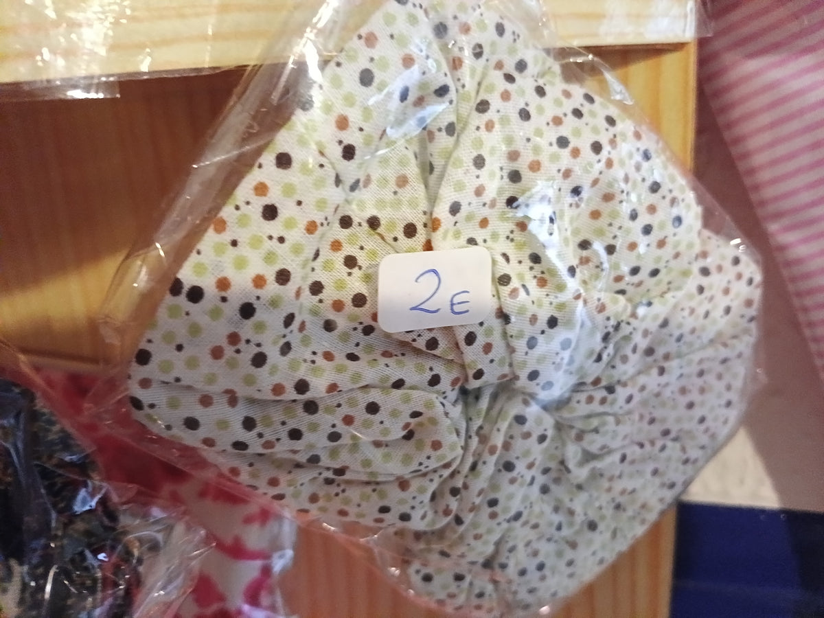 Coleteros de tela estampados